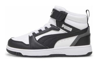 PUMA Unisex Kids Puma Rebound V6 mid Ac Ps Sneaker