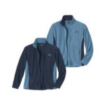 Pack of 2 Mens Fleece Jackets – Navy Blue