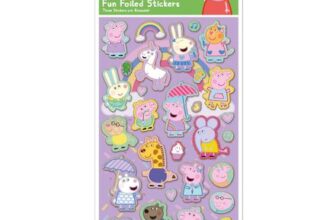 Paper Projects Peppa Pig Pink Sparkly Reusable Stickers