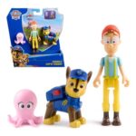 Paw Patrol Chase and Captain Turbot Figures for Ages 3