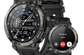 Paybay Smartwatch for Men, 1.52 Inch HD Screen, IP68, iPhone/Android