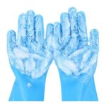Pecute Silicone Grooming Gloves for Cats and Dogs