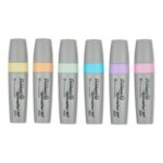 Pelikan 6-Pack Pastel Highlighters, 3-Width Tip, Water-Based Ink, 80% Recycled