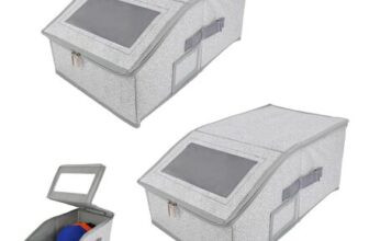 Penitue 2pc Hat Organizer for Baseball Caps with Window