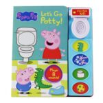Peppa Pig Lets Go Potty 5-Button Interactive Training Book