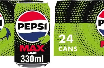 Pepsi Max Lime 24 x 330ml Can (Pack of 2)