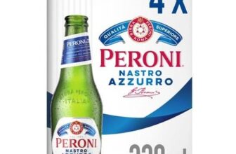 Peroni Nastro Azzurro Beer Lager Bottles