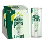 Perrier Lime Lightly Flavoured Sparkling Water 4x330ml – £3.32 S&S