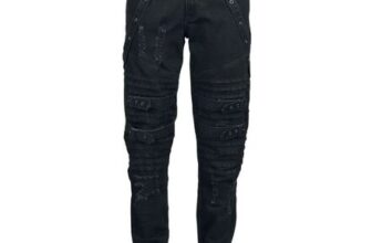 Pete Jeans Black by Gothicana by EMP