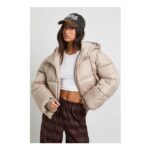 Petite Hooded Padded Puffer Jacket