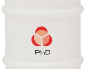 PhD Nutrition 2.2 Litre Water Bottle Jug, Matte White