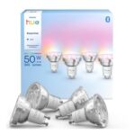 Philips Hue GU10 Spotlight Bulb, Smart LED, 4-Pack