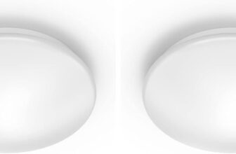 Philips Moire LED CL200 Ceiling Light Round 6W Warm White Light White (Pack of 2)