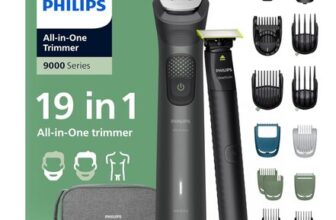 Philips Multigroom 9000 Series All-in-One 19-Piece Trimmer, Shaver & Clipper
