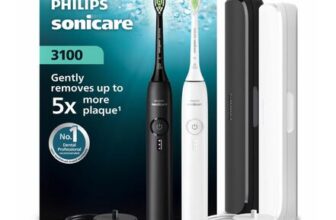 Philips Sonicare 3100 Duo Pack Electric Toothbrush Black White