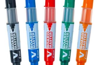 Pilot Begreen v Board Master Whiteboard Markers, 6mm, 5-Pack