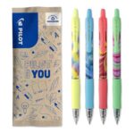 Pilot G2 Flow 4-Pack Retractable Gel Pens, Limited Edition, Refillable