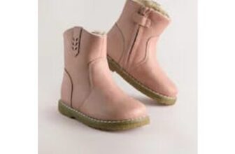 Pink Ankle Western Boots