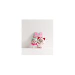 Pink Pack of 2 Fluffies Plush Key Rings