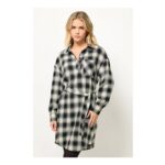 PixieGirl Petite Check Print Shirt Dress