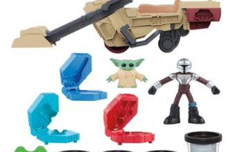Play-Doh Star Wars Mandalorian Launching Speeder Playset