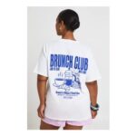 Plus Brunch Club Printed T Shirt