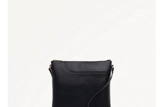 Pockets Large Ziptop North-South Cross Body Bag