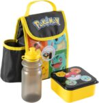 Pokemon My First Lunch Bag Set for Kids Includes Insulated Lunch Bag, 400ml Water Bottle & Lunch Box BPA Free Durable Lightweight Perfect for School, Travel, Picnics & Gifting