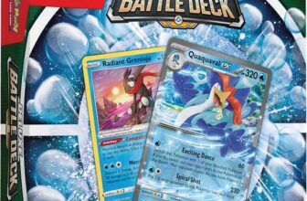 Pokémon TCG: Quaquaval ex Deluxe Battle Deck (Ready-to-Play 60-Card Deck & Accessories)