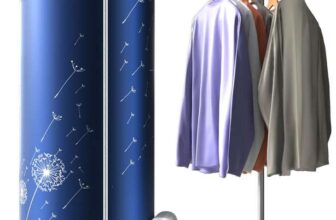 Portable Heated Clothes Airer, 1000W Heated Clothes Airer with Cover Sold by Kasydoff-uk / FBA