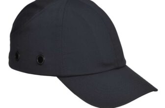 Portwest PW59 Safety Bump Cap ABS EVA Impact Protection Long Peak Ventilated Adjustable Hook Loop Work Cap