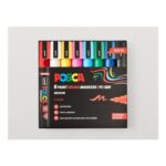 Posca Brush Marker PC-5BR 1.0-4.0 Mm Set of 8 Standard Colours