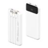 Power Bank 20000mAh, 22.5W Fast Charging, Built-in 3 Cables