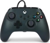 PowerA Wired Controller For Xbox Series X & S, Xbox One, PC, Windows 10 & 11, Dual Rumble Motors, Detachable 10ft USB Cable, 3.5mm Stereo Headset Jack, Official: Black