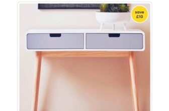 Premier Housewares Milo 2 Drawer Console Table