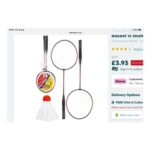 Premier Sports 62cm Badminton Set (2x Racket 1x Shuttlecock)