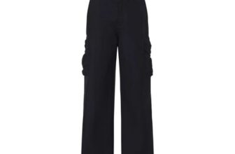 Pretty Green Mens Green Cargo Trousers