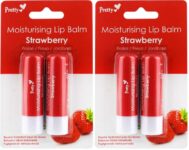 Pretty Moisturising Lip Balm Strawberry (Pack of 2 Twin Pack) – £1.80 / £1.70 S&S
