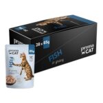 PrimaCat Complete Wet Cat Food, Fish in Gravy, 28x85g