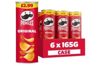 Pringles Original Sharing Crisps 6 X 165g