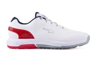 Puma Alphacat Nitro Golf Shoes White/Red/Navy