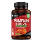 Pumpkin Seed Oil Capsules 3000mg – 100% Cold Pressed 180 Softgels 1500mg