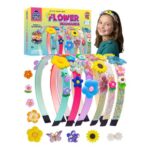 Purple Ladybug DIY Flower Headbands Kit for Girls