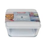 Pyrex Cook & Freeze 2 Piece Rectangular Storage Set