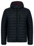 Quilted Hooded Puffer Jacket with Zip Pockets with Code (3 Colours available, S-XXL)