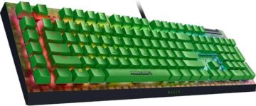 RAZER Blackwidow V4 X Mechanical Gaming Keyboard – Minecraft Edition