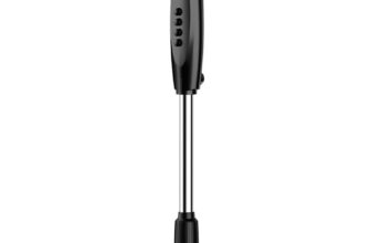 REQUISITE NEEDS Fan 16 Electric Oscillating Floor Standing Tall Pedestal Air Cooling Fan Multi-Speed Setting – Great for Home and Office – (Black)