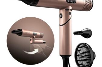 REVAMP Dynamic Radiance X Shine Ionic Portable Hair Dryer