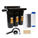 RV Water Filter System with Three Filters Reduces Sediment, Odors