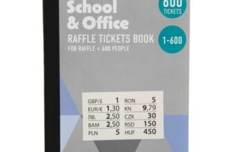 Raffle Tickets Book – 600 Tickets